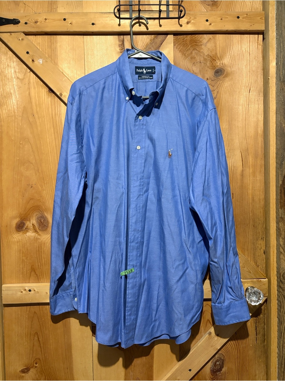 Ralph Lauren Yarmouth long-sleeve Men’s Light Blue Button-Down Dress Shirt